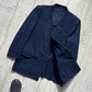 80s Navy Pinstriped Blazer  Jacket (M~L)