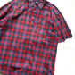 Plaid Quarter Button Up Shirt (M~L)