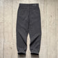 Early 2000s Eco-stone Diagonal Weave Textured Grey Pants / Trousers  (28~30)