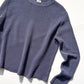 SS01 Horizontal Rib  Cold Grey Knit Jumper ( S~M)