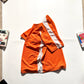 Early 2000s Orange White Panelled T-Shirt (L~XL)