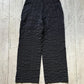 2004 Crinkle Process Striped Grey Wide Pants  (~34~)