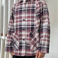 Plaid Button Up Lightweight Work Jacket (~L~)