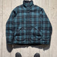 90s Harris Tweed Wool Plaid Puffer Jacket (OS)