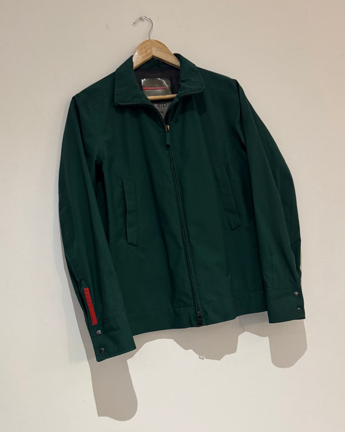 Early 2000s Bottle Green Light Gore-tex Zip Up Jacket (S~M)