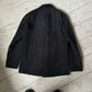 2002 Homme Textured Needle Punch Style Tonal Black Work Jacket (~M~)