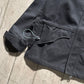 1999 Grey Loro Piana Storm System Wool Side Zip Parka Jacket (~L~)