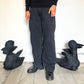Early 2000s  Washed Black Deep Grey Cargo Trousers  (30~32)