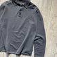 90s Washed Process Grey Rugby / Polo Jumper (~M~)