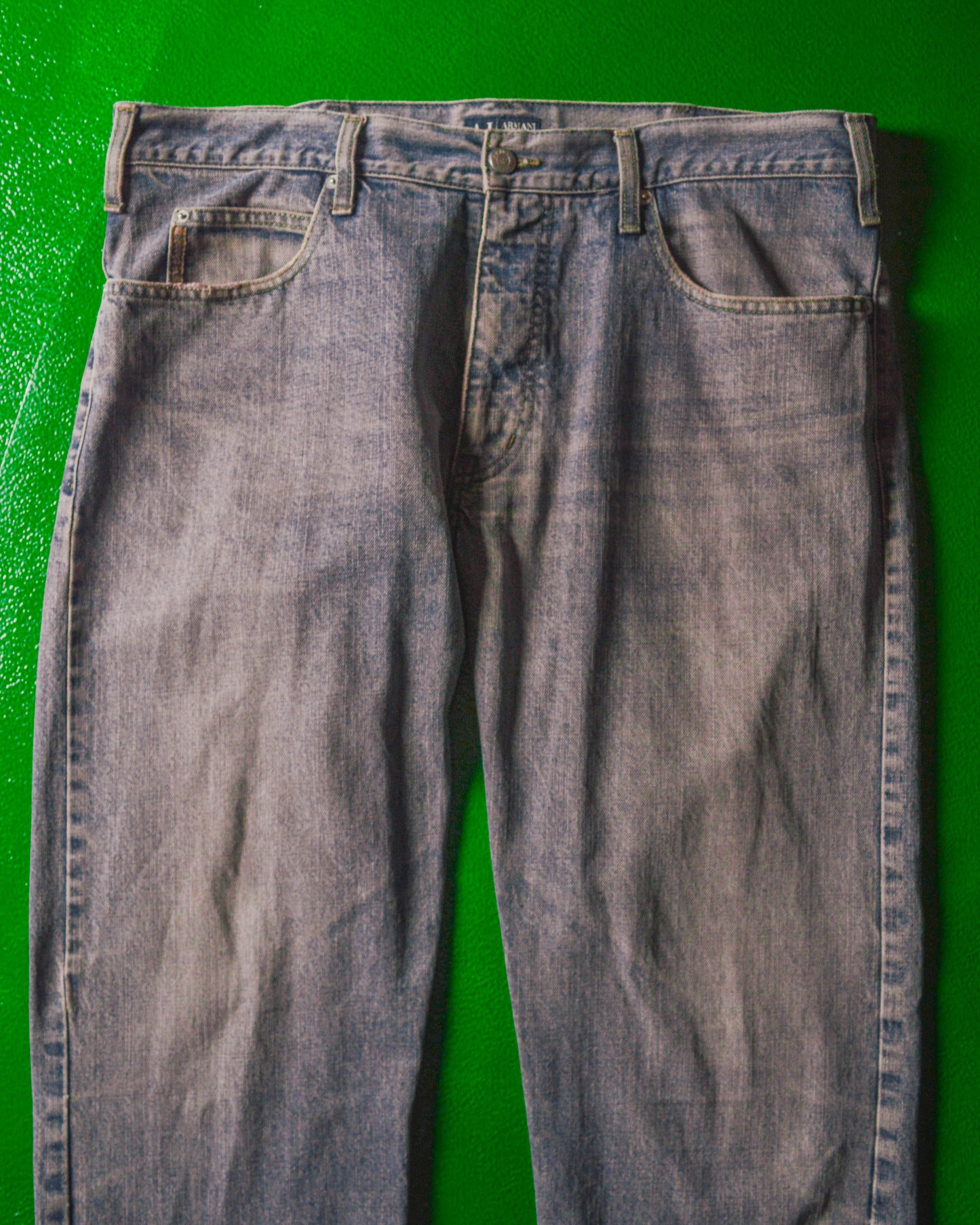 Aged Style Wash Jeans / Denim (36~38)