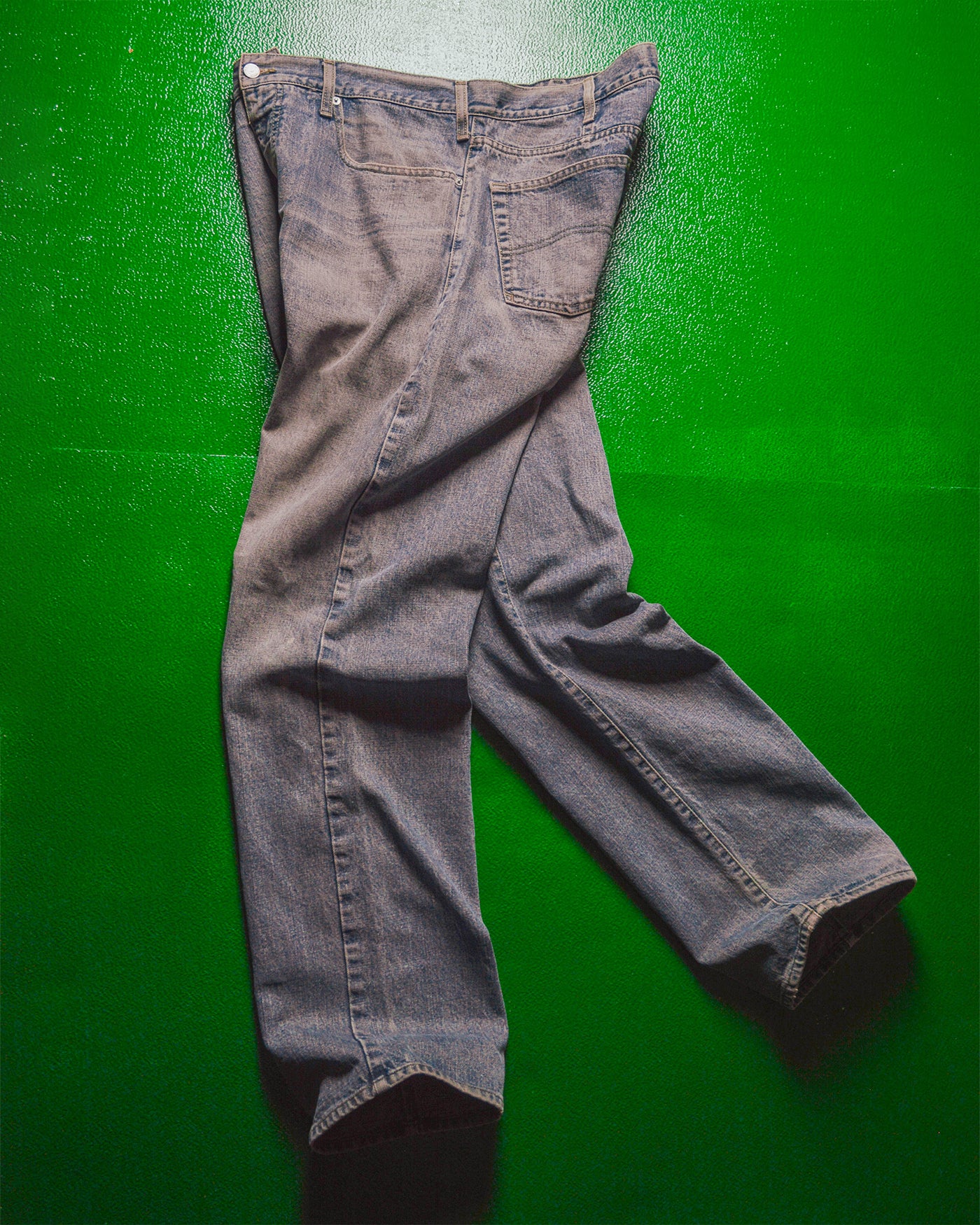 Aged Style Wash Jeans / Denim (36~38)