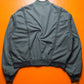 90s Slate Grey Twill Taped Light Cotton Bomber Jacket (~L~)