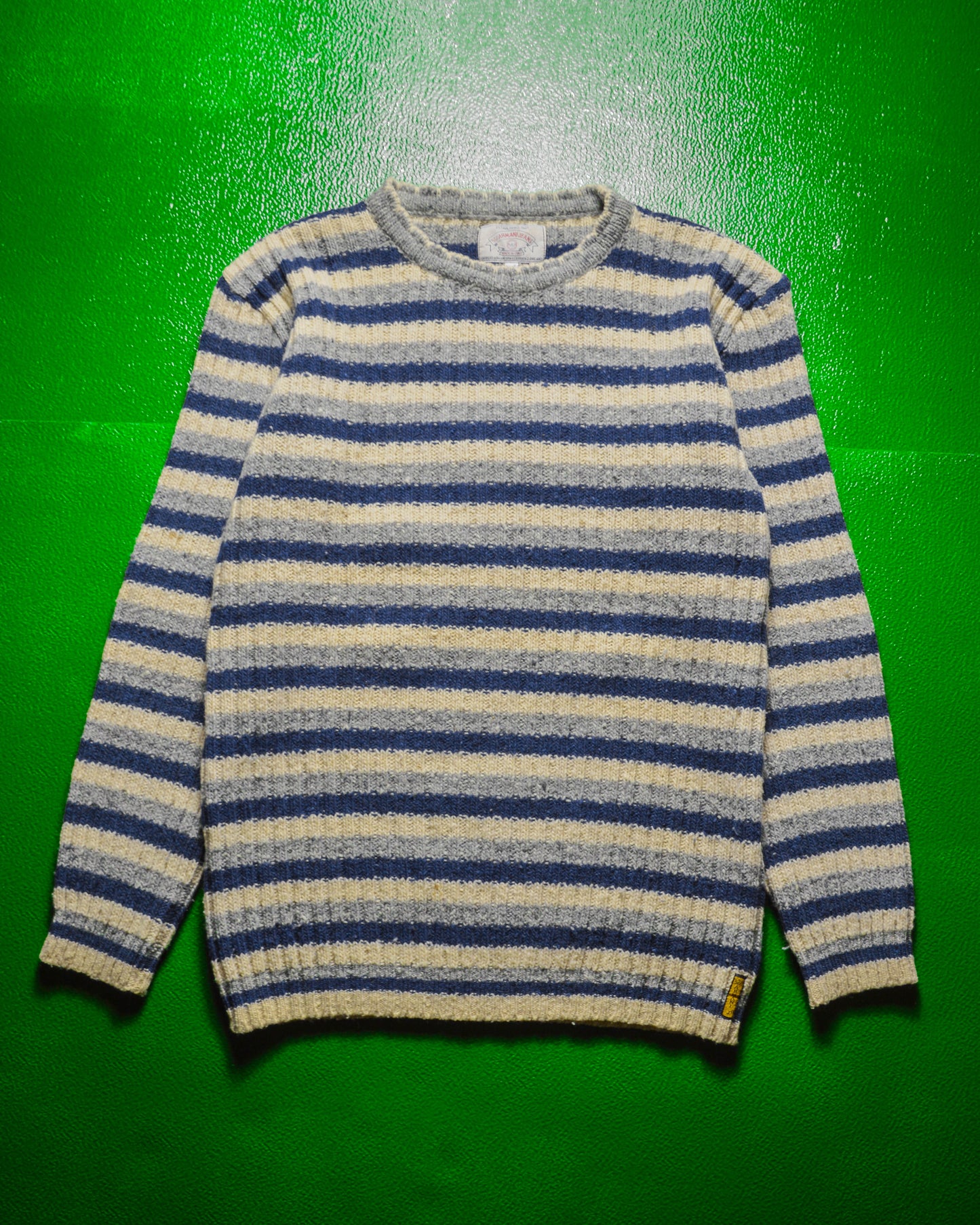 90s Striped Knit Jumper (~M~)