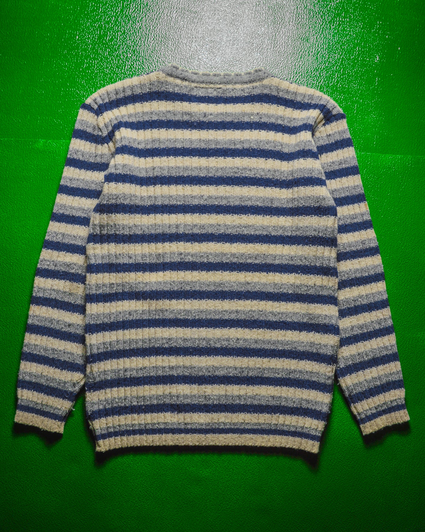 90s Striped Knit Jumper (~M~)