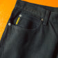 90s Washed Grey Diagonal Weave Trousers (~36~)