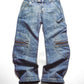 Early 2000s Asymmetrical Cargo Pocket Jeans (~30~)