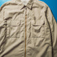 Early 2000s Cream Zip Up Over Shirt / Jacket (~L~)