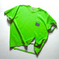 Early 90s High Performance Fabric (HPF) Toxic Green Jersey Top (~L~)