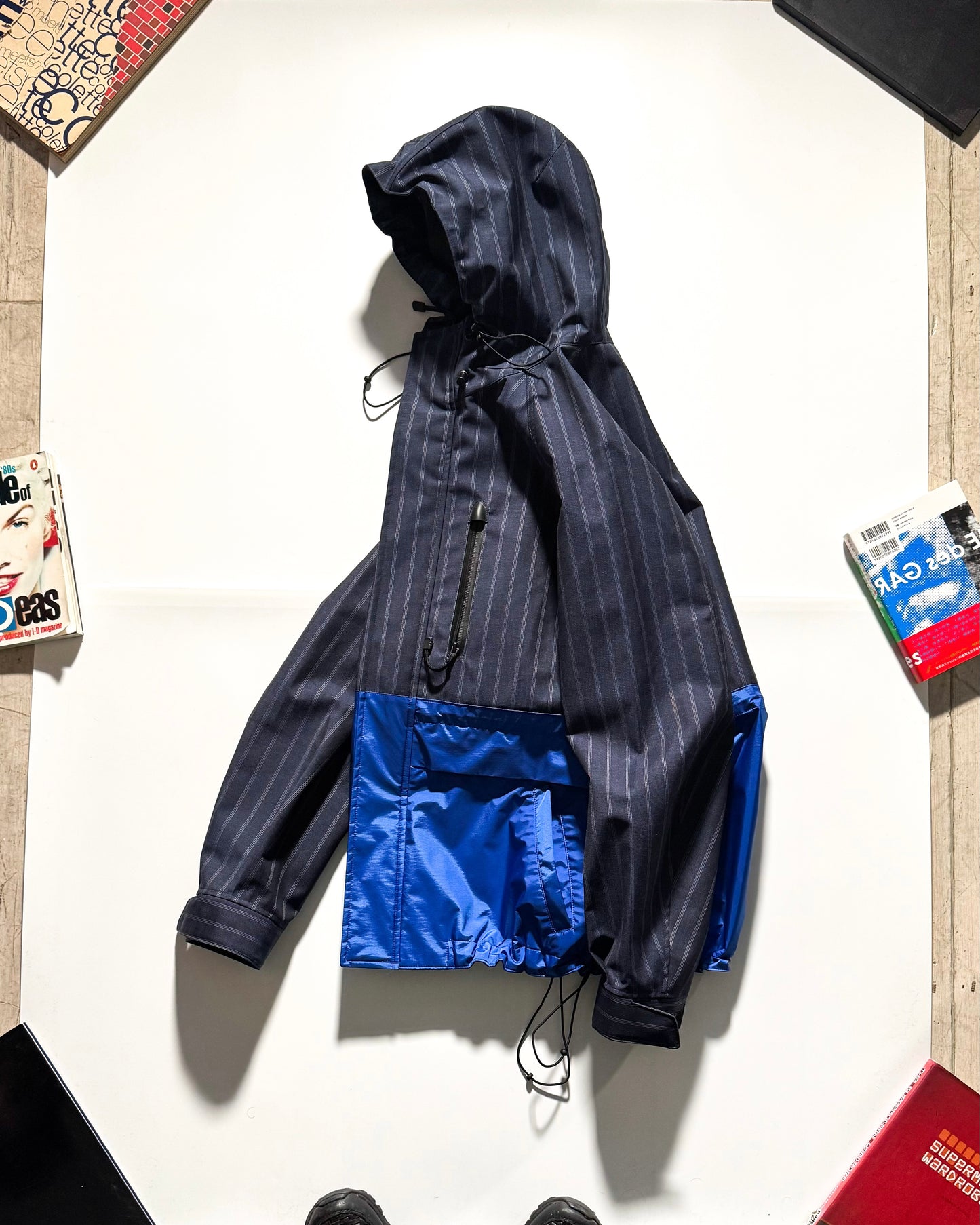 2017 Split Blue / Pinstriped Shell Jacket (~M~)