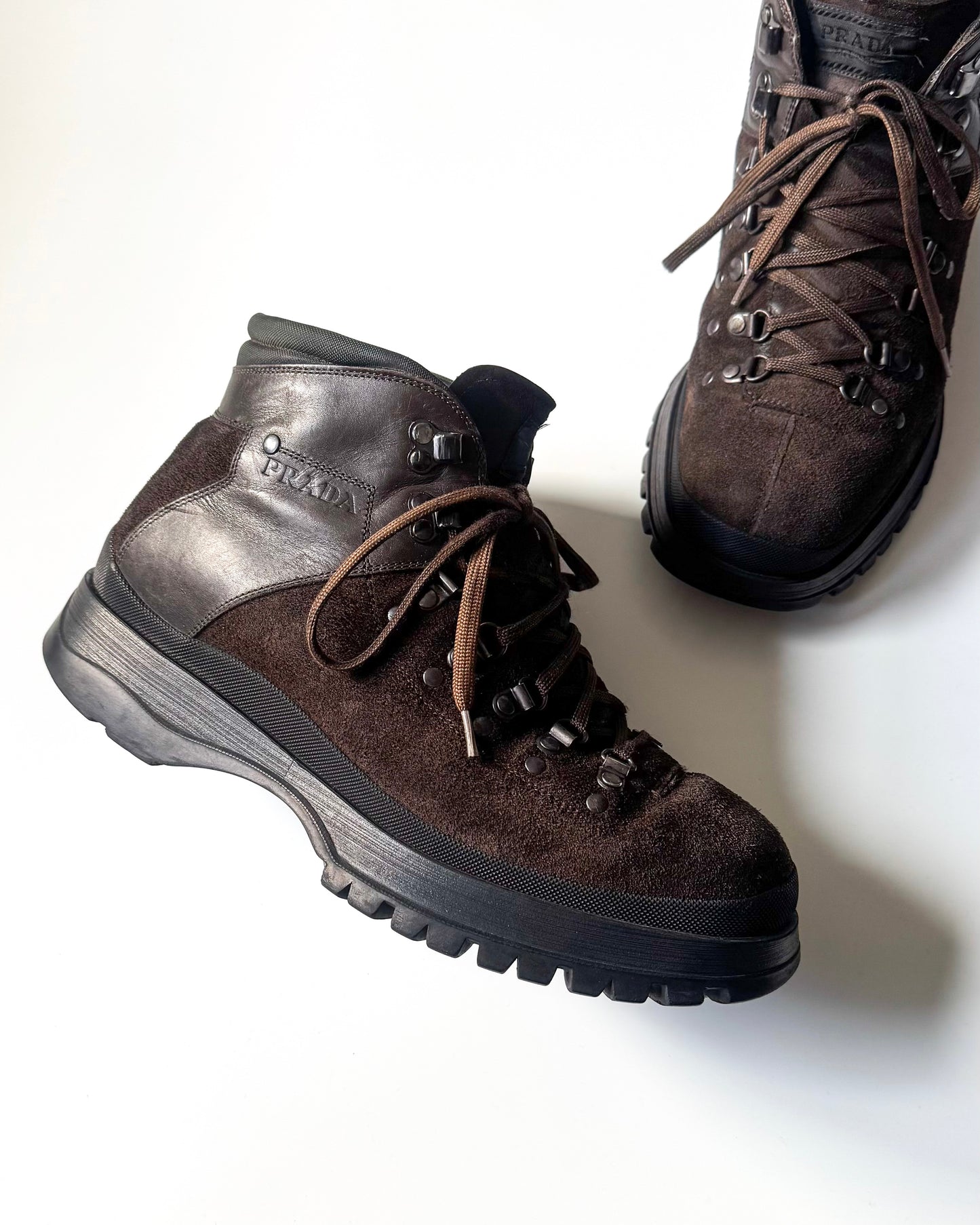 2018 Brown Leather/ Suede Hiking Boots  Shoes (7)