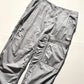 Early 2000s Light Grey Asymmetrical Cargo Tech Pants (33~36)