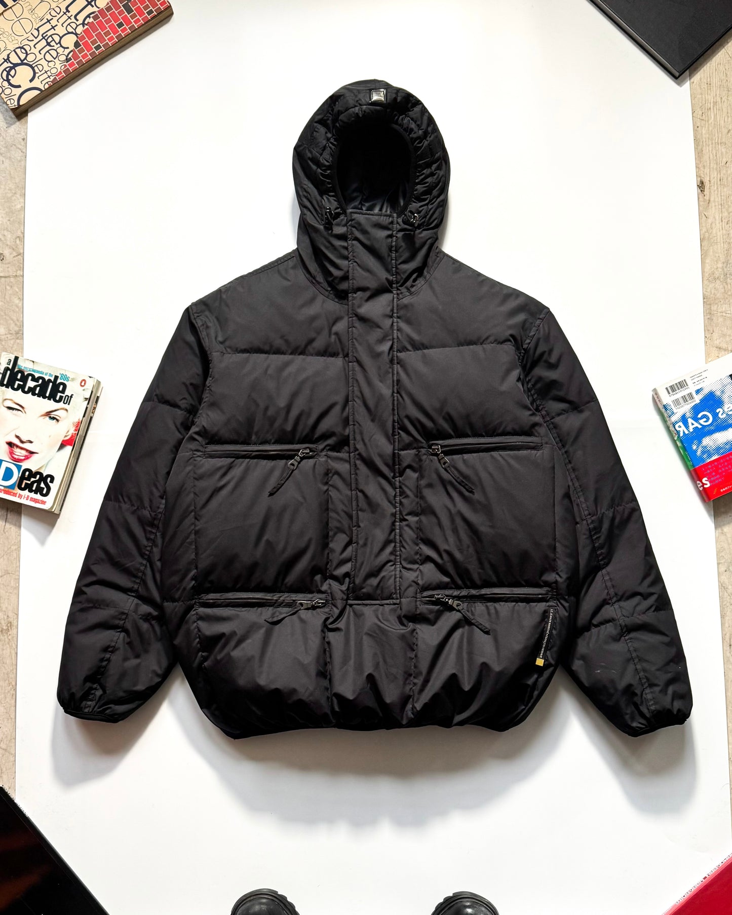 Extreme Weather Style High Neck Ninja Pullover Puffer Jacket  (~L~)