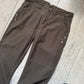 Early 2000s Olive Brown / Red Work Pants  (30~32)