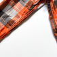 1999 Orange Plaid  Parasite Pocket Button Up Shirt (~L~)