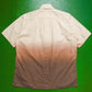 90s Brown Gradient Short-sleeve Shirt (~M~)