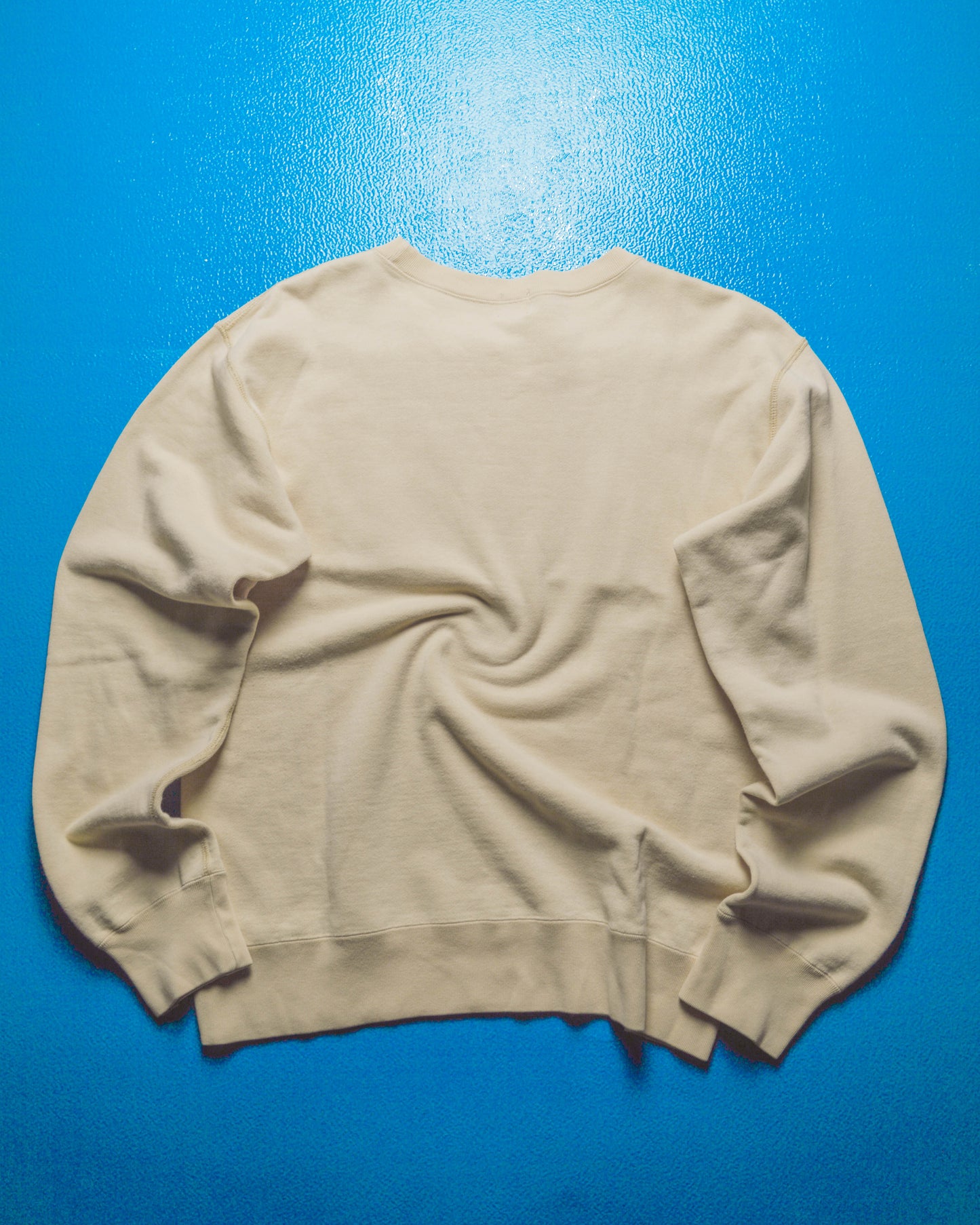 Early 2000s Beige Half Onion Quilted Logo Jumper (M)