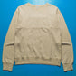Early 2000s Beige Half Onion Quilted Logo Jumper (M)
