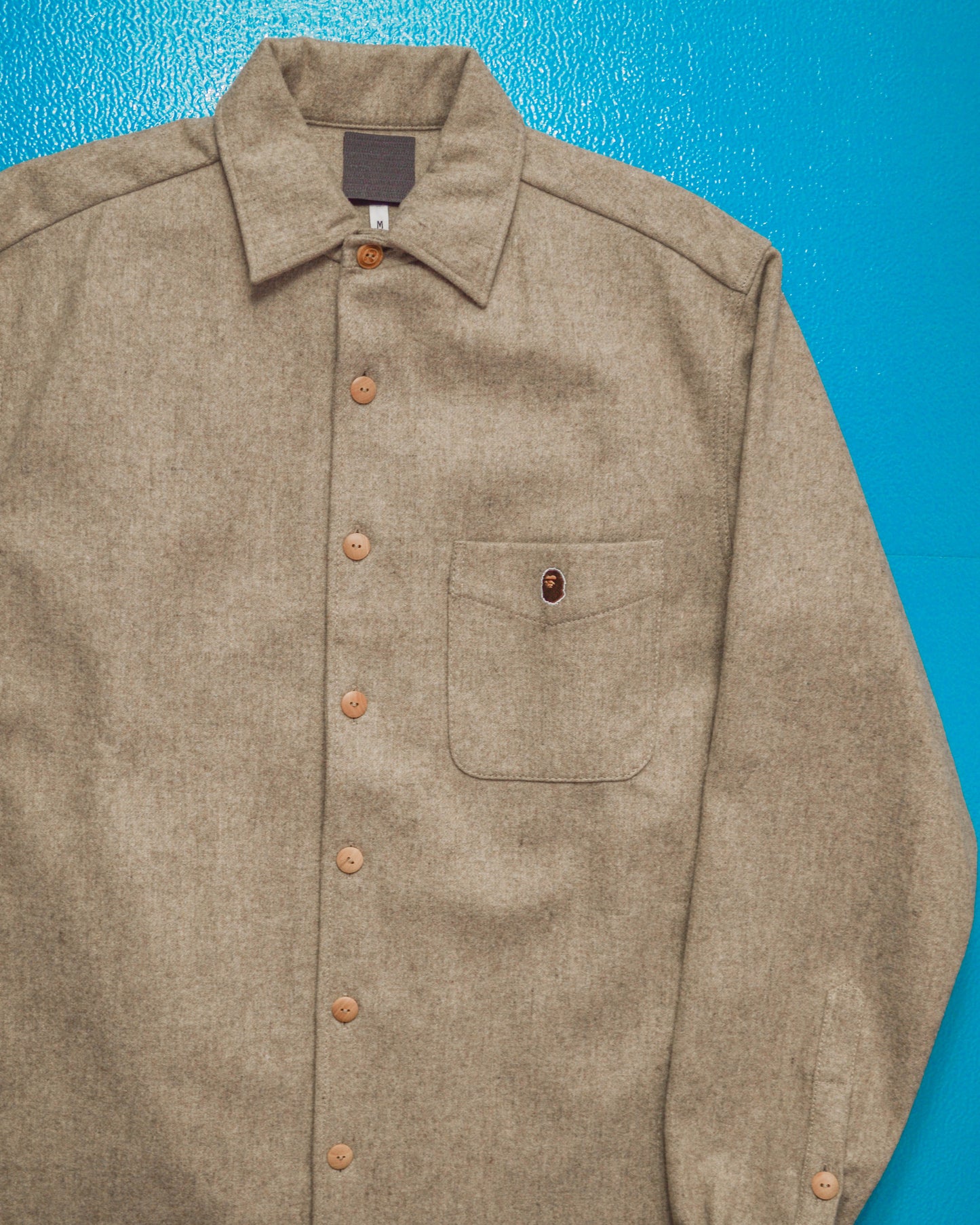 Gore Windstopper Wool Mesh Lined Over Shirt (M)
