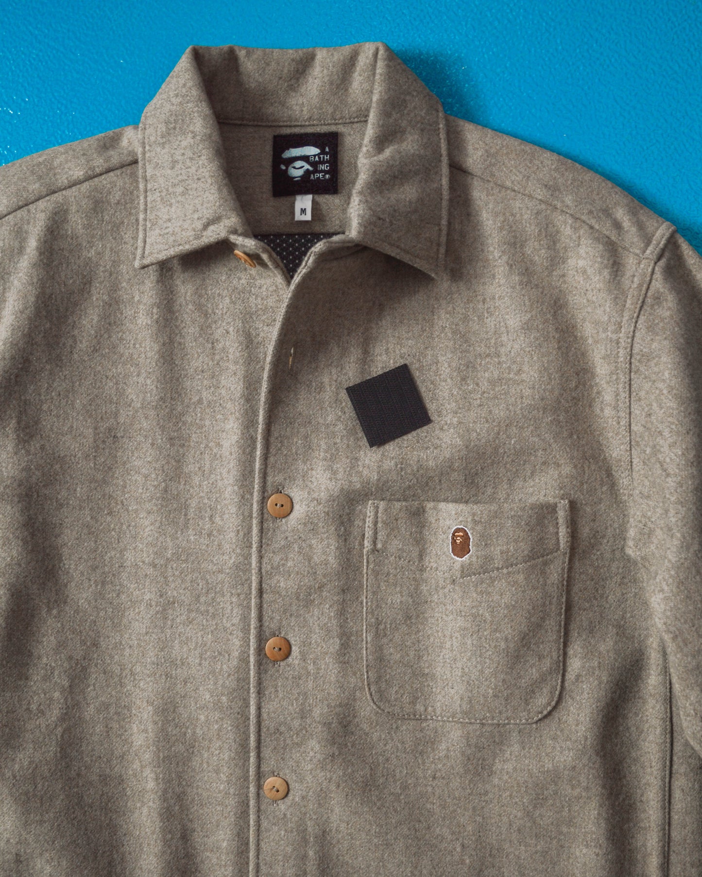 Gore Windstopper Wool Mesh Lined Over Shirt (M)
