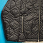 Reversible Onion Quilted Military Liner Style Black / Cream Jacket (M)