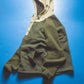 Tonal Olive Fleece Panelled Hoody (L)