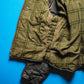 AW 2005 2in1 Brushed Washed Black Shell + Square Quilted Goose Down Puffer Liner  Jacket (~L~)