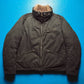 AW 2005 2in1 Brushed Washed Black Shell + Square Quilted Goose Down Puffer Liner  Jacket (~L~)
