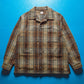 1993 Ideas From Massimo Osti Brown Woven Check Jacket (L~XL)