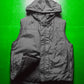 AW 2001 Slate Grey Goose Down Asymmetrical Puffer Vest / Gilet (~L~)