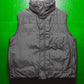 AW 2001 Slate Grey Goose Down Asymmetrical Puffer Vest / Gilet (~L~)