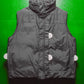 AW 2001 Slate Grey Goose Down Asymmetrical Puffer Vest / Gilet (~L~)