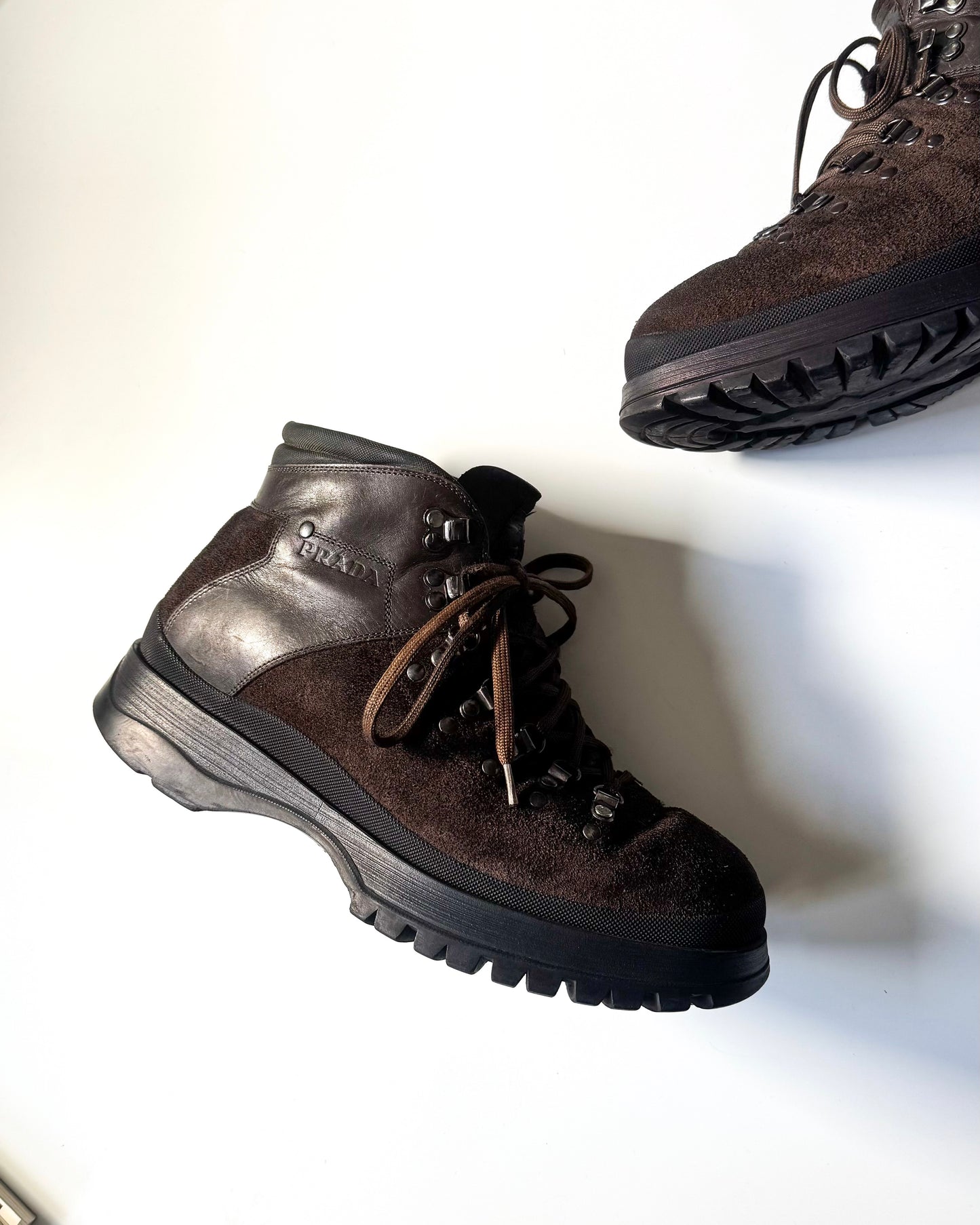 2018 Brown Leather/ Suede Hiking Boots  Shoes (7)