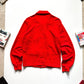AW01 Tectonic Panelled Red Jersey Work Jacket (M~L)