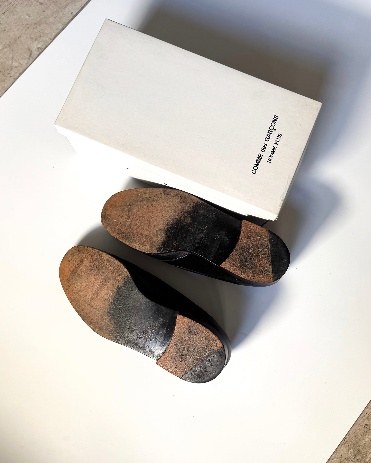 Mid 90s Sleek Suede / Leather Loafers  (JP26 / UK7.5)