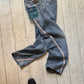 Early 2000s Red/Green Striped Wrap Around Jeans  (30 + 36 + 38 )