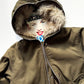 Spring 2000 Faux Fur  Face Full Zip Parka Jacket (~M~)