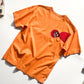 SS03 Rasta Man Print Orange / Coral T-Shirt (~S~)