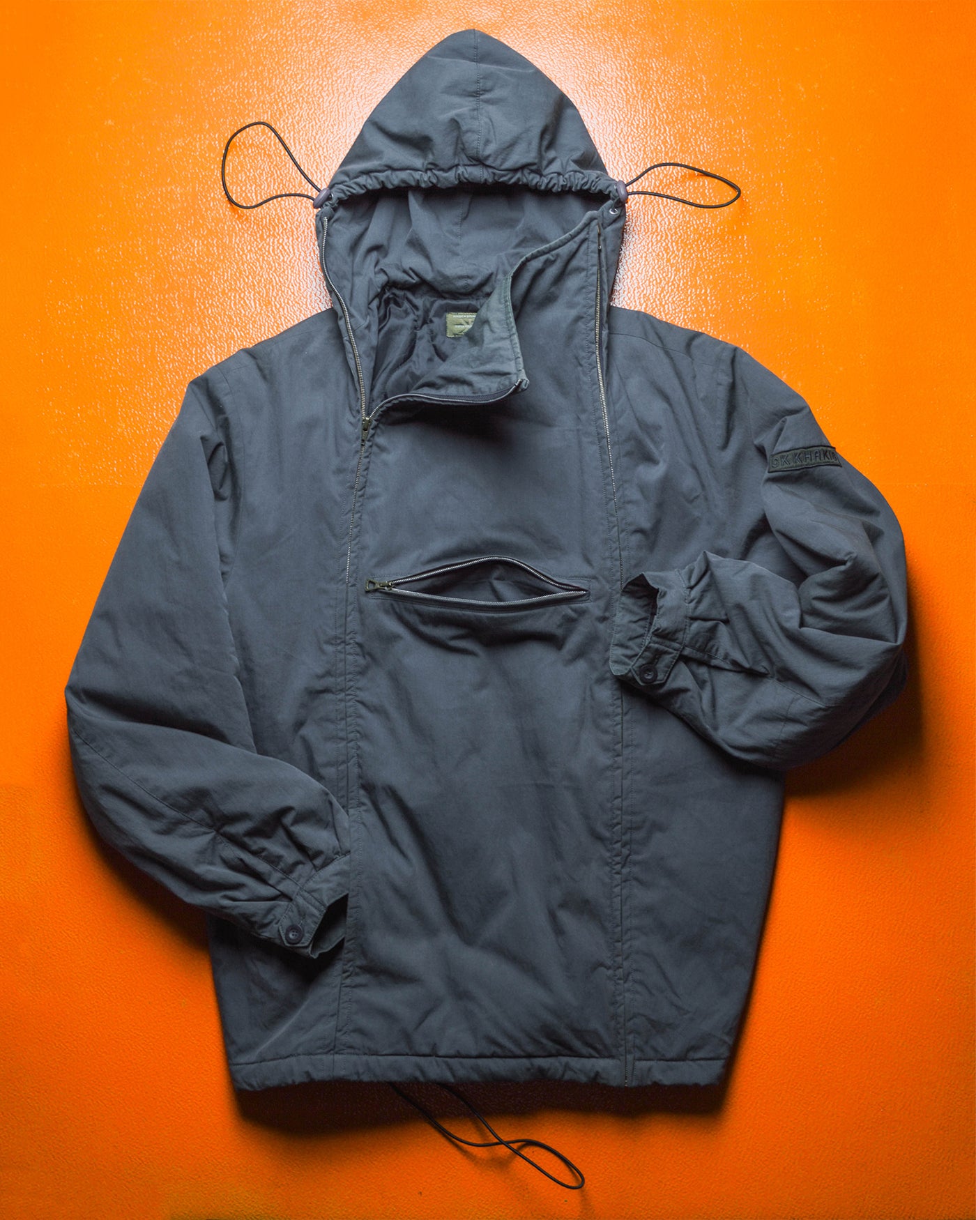 Asymmetrical Dual Zip Quilted Anorak (~XL~)