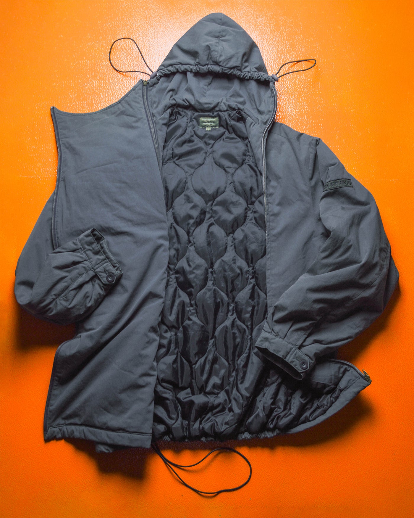 Asymmetrical Dual Zip Quilted Anorak (~XL~)