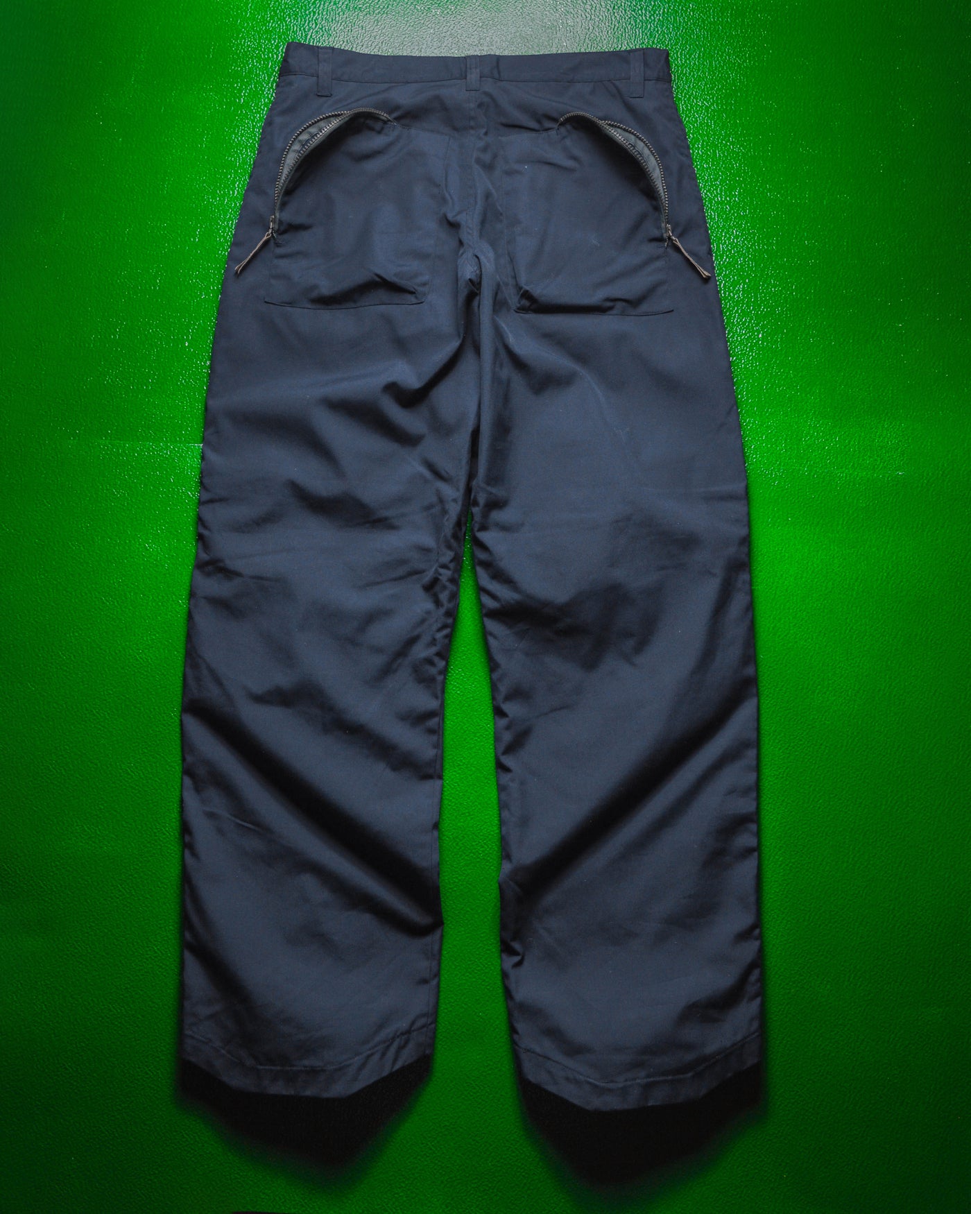 Early 2000s Navy Lined Tech Pants (~34~)